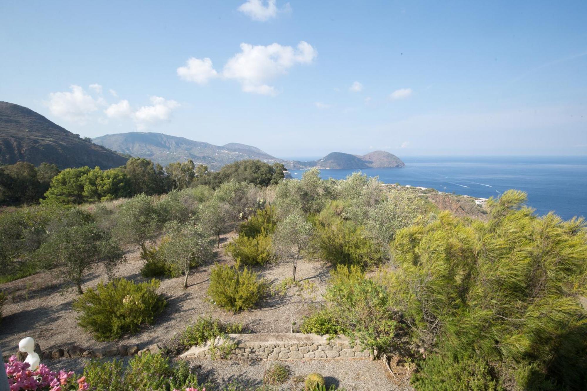 Sealight Villa Lipari - Vista E Piscina Extérieur photo