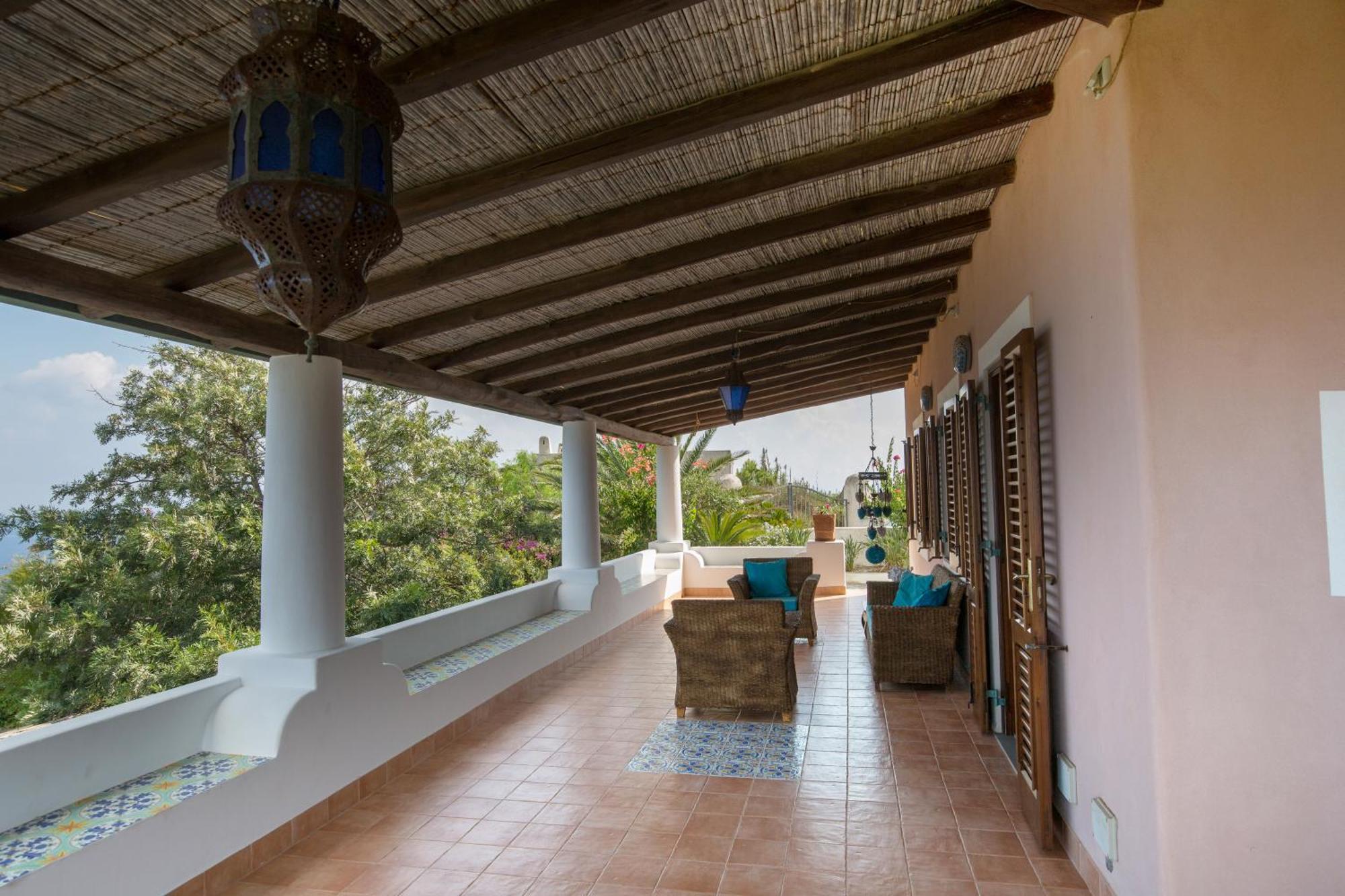 Sealight Villa Lipari - Vista E Piscina Extérieur photo